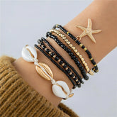 7Pcs Bohemian Shell Bracelet Set For Women