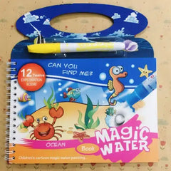 Water Painting Coloring Books For Children